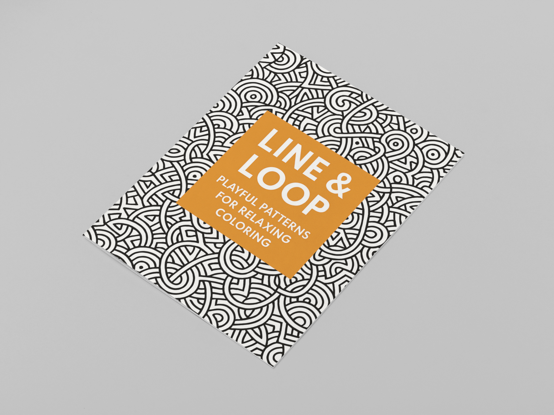 Digital Download| Line & Loop: Playful Patterns for Relaxing Coloring