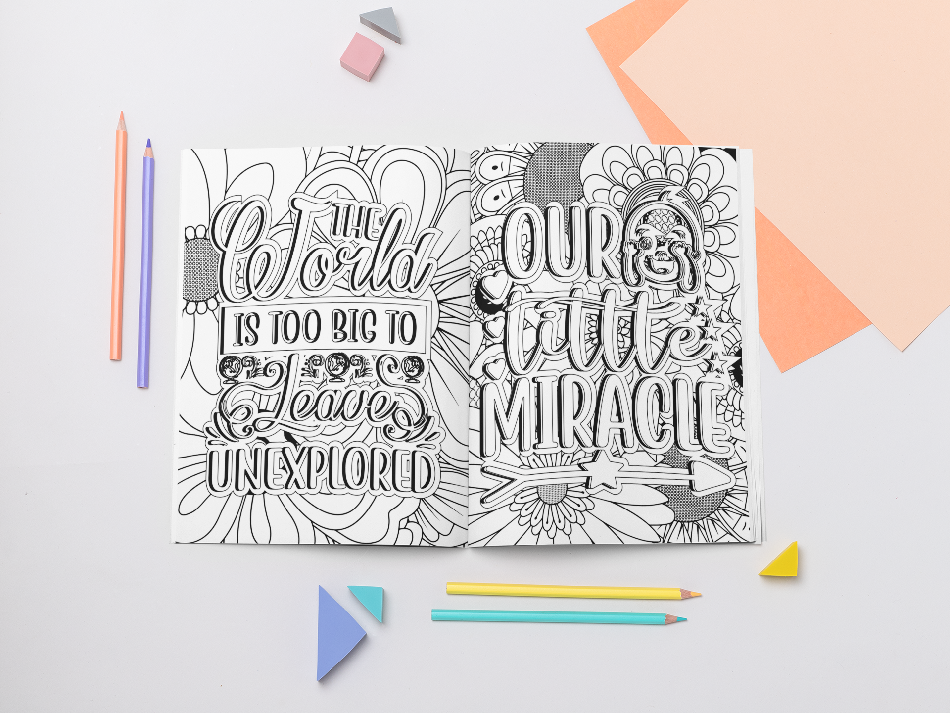 Color Your Motivation: 100 Inspirational Quote Coloring Pages