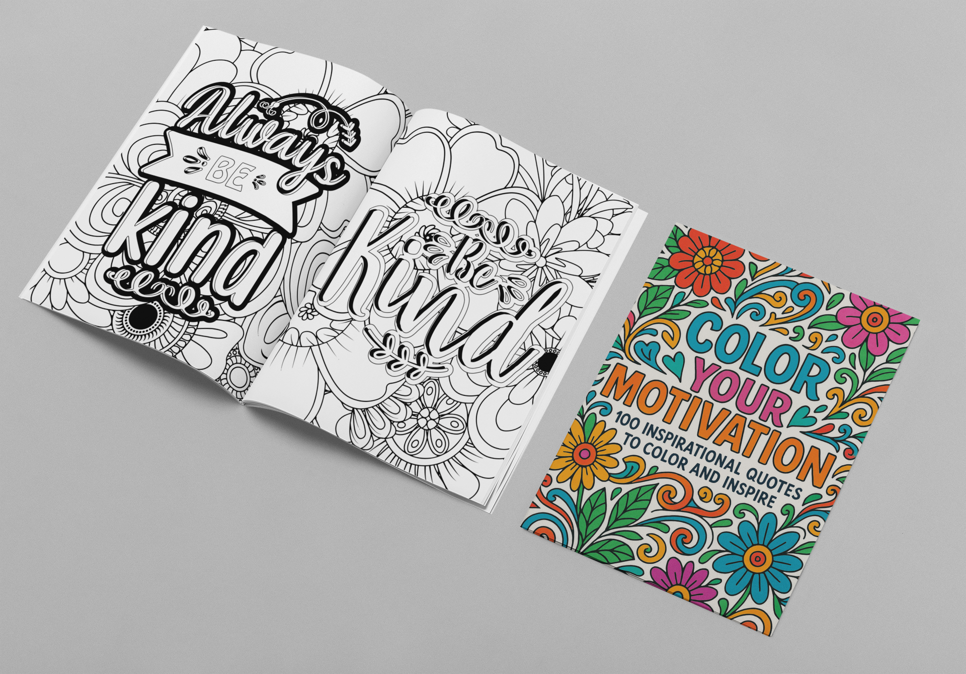Believe & Create: 100 Inspirational Quote Coloring Pages