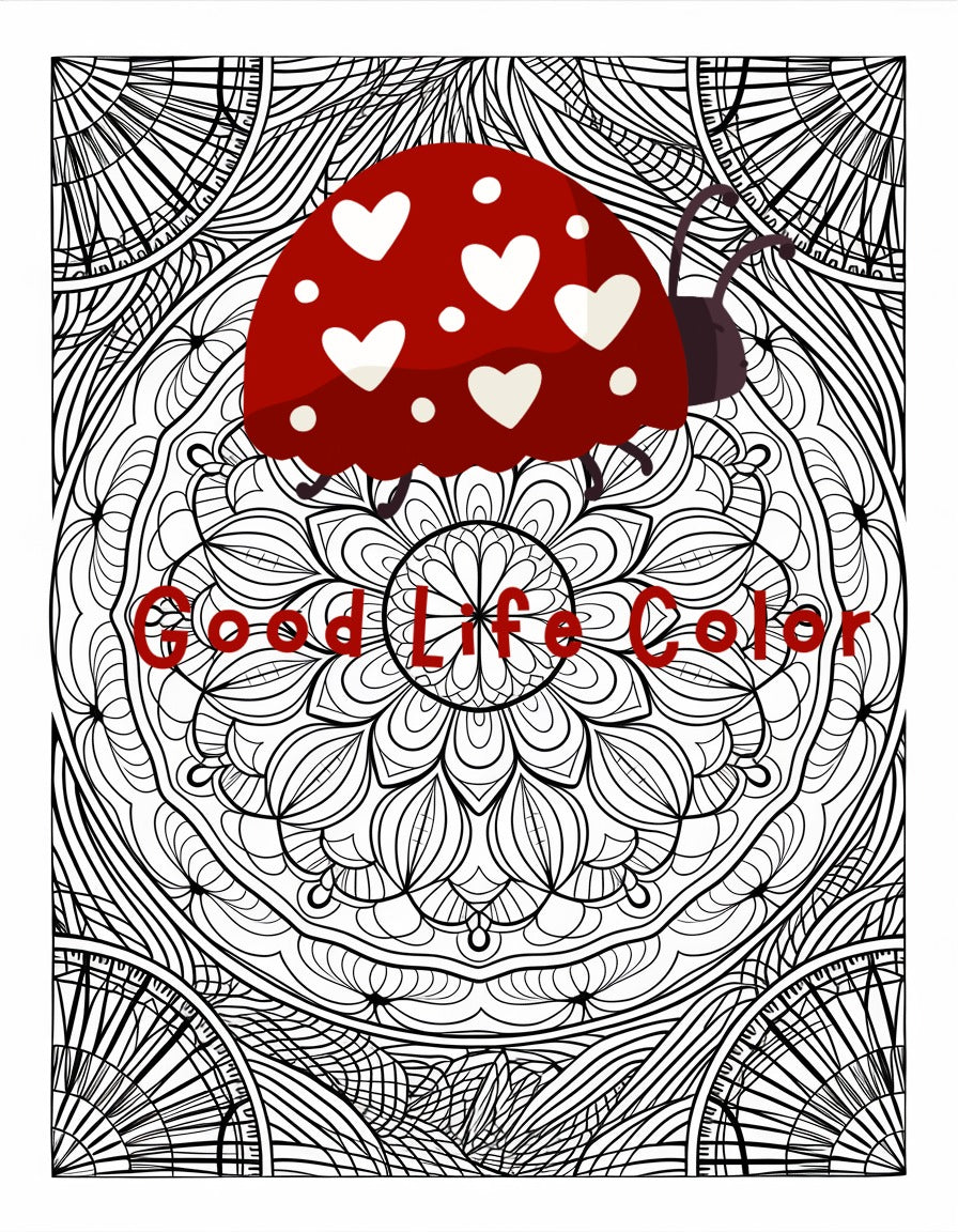 Slow-Sunday Mandala Coloring Page | Mindfulness PDF Printable for Adults