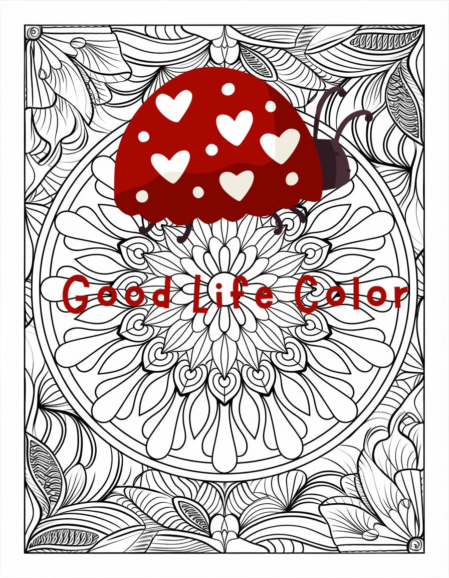 Digital Download| $.99 Digital Pages| Challenging Mandala Design | Intricate Art Page