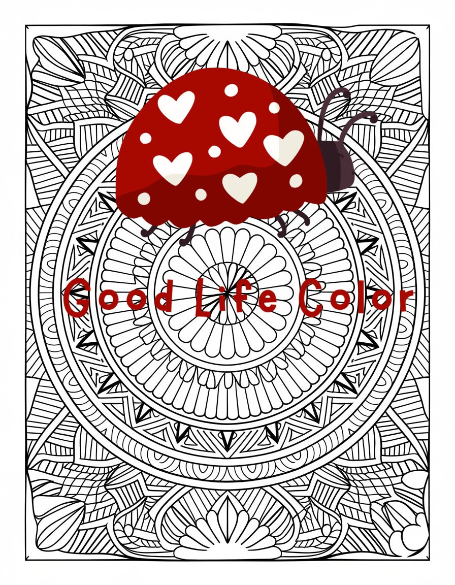 Digital Download| $.99 Digital Pages| Floral Mandala Pattern | Botanical Coloring Page