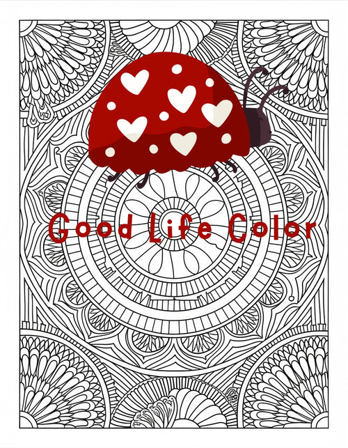 Almond-Leaf Tree of Life Mandala Coloring Page | Mindfulness PDF Printable for Adults