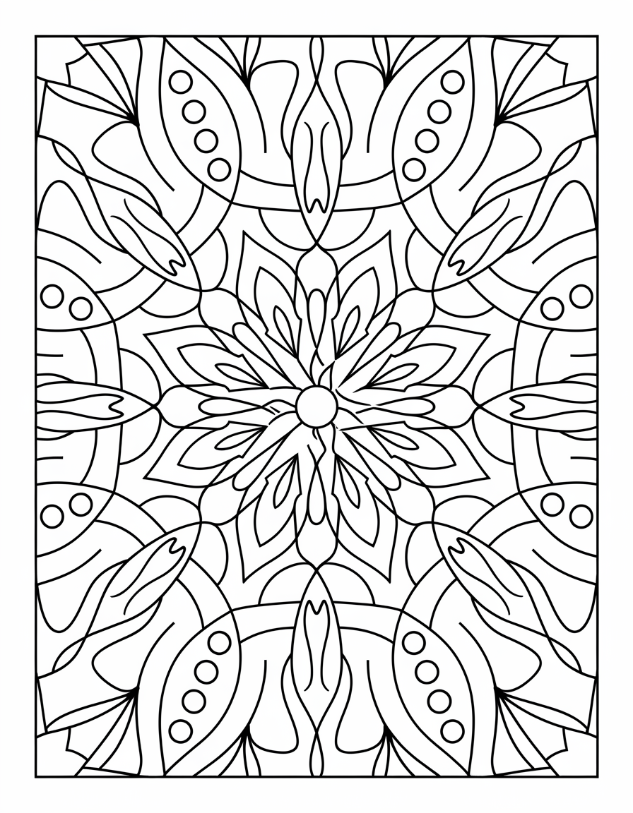 Mandala Coloring Collection — 100 Pages for Adults