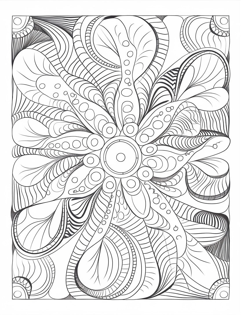 Geometric Bliss: Patterns to Calm and Inspire