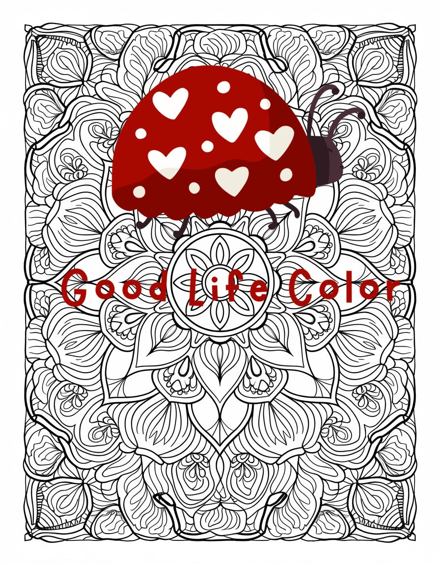Standing-Oak Tree of Life Mandala Coloring Page | Mindfulness PDF Printable for Adults
