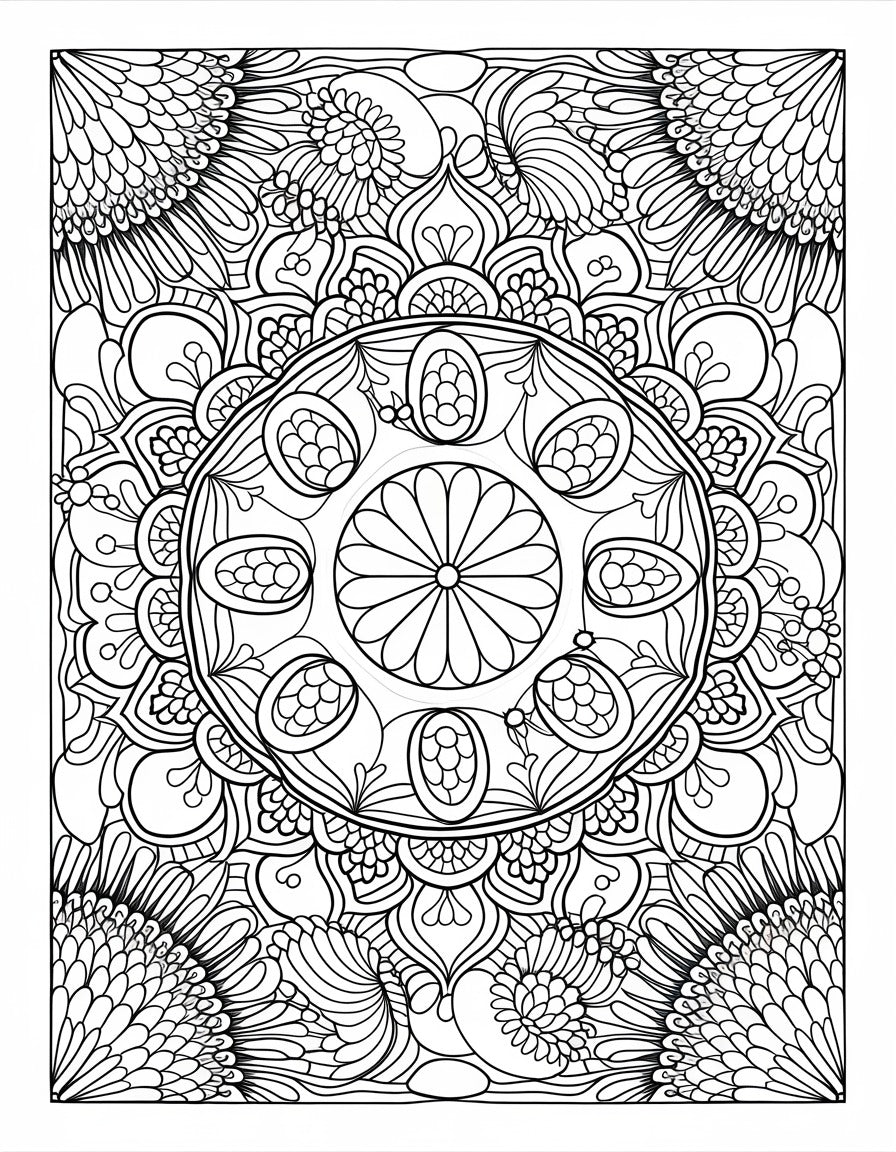 Mandala Magic: A Journey of Color and Calm