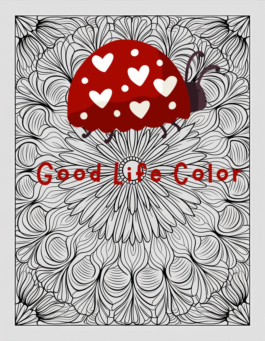 Digital Download| $.99 Digital Pages| Circular Mandala Pattern | Meditation Coloring Page