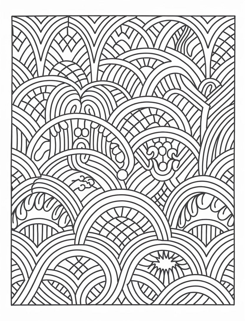 Geometric Bliss: Patterns to Calm and Inspire