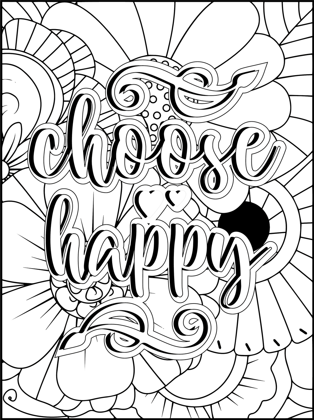 Digital Download| Believe & Create: 100 Inspirational Quote Coloring Pages