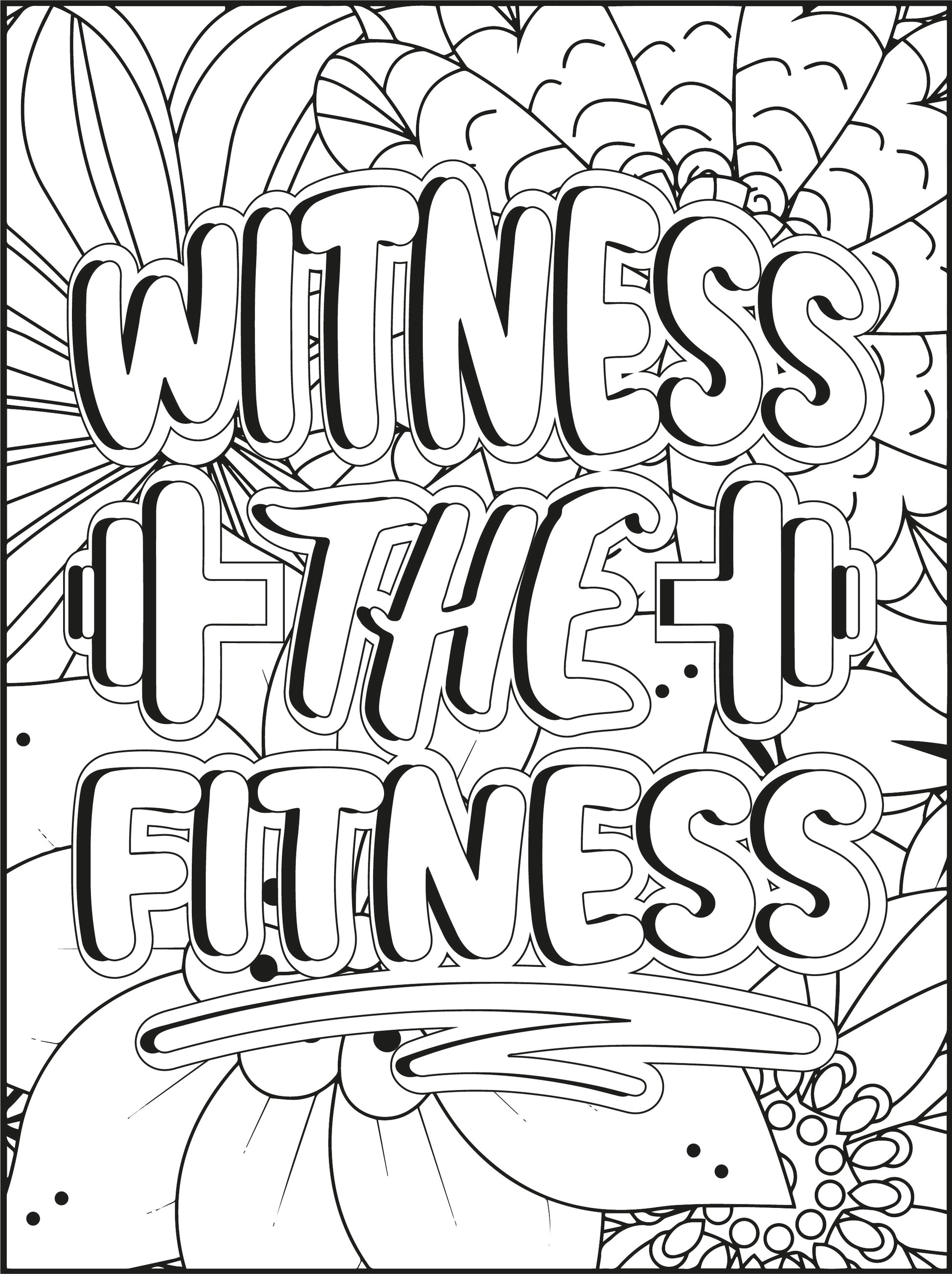 Digital Download | Embrace the Journey: 100 Inspirational Quote Coloring Pages
