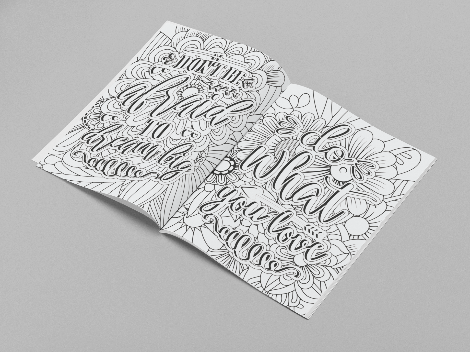 Dream Big & Color: 100 Inspirational Quote Coloring Pages