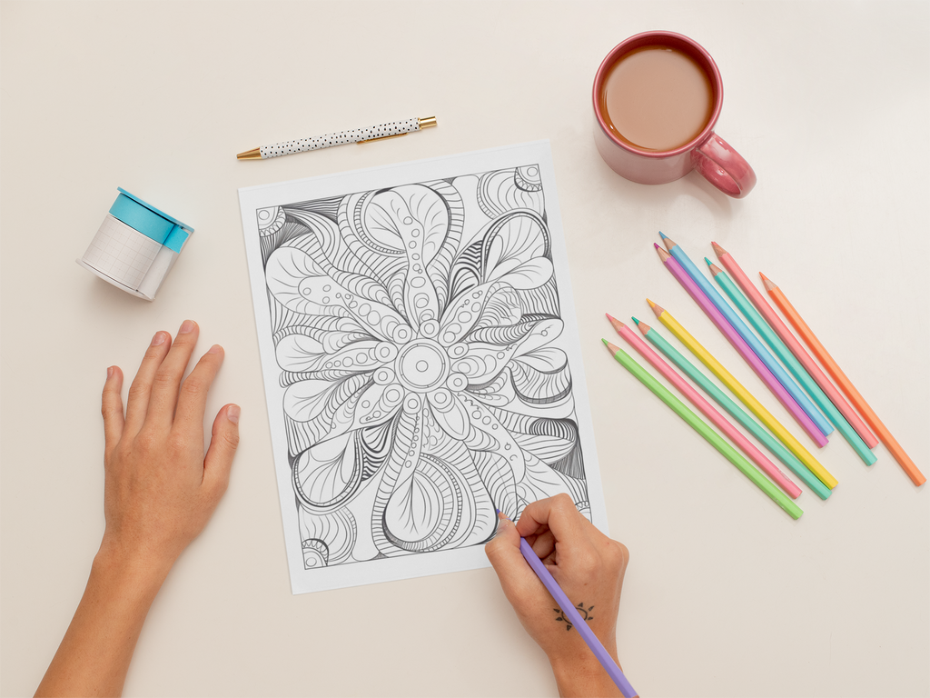 Digital Download| Geometric Bliss: Patterns to Calm and Inspire