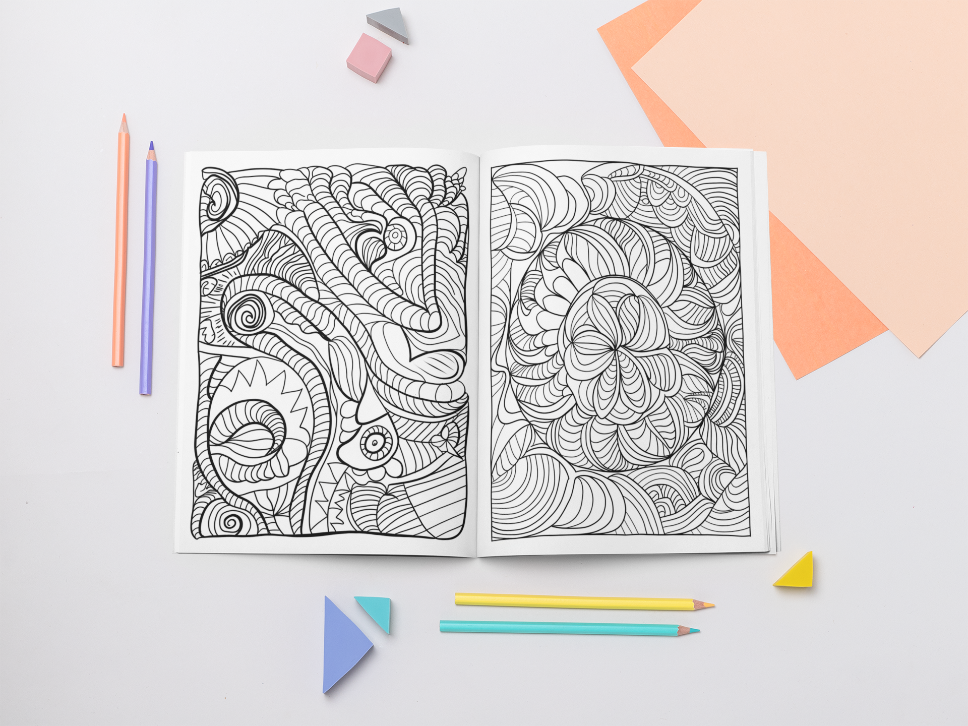 Geometric Bliss: Patterns to Calm and Inspire