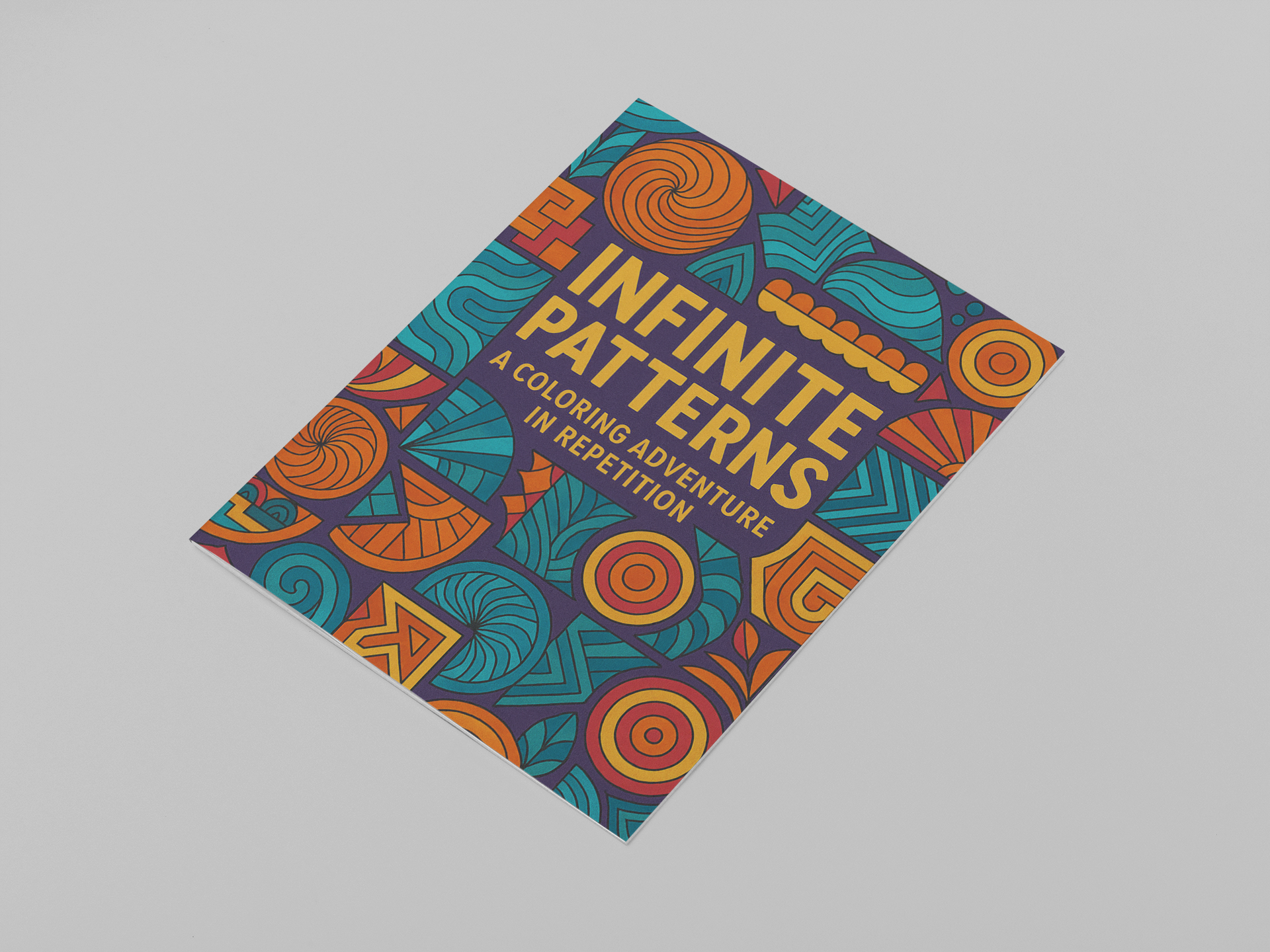 Infinite Patterns: A Coloring Adventure in Repetition