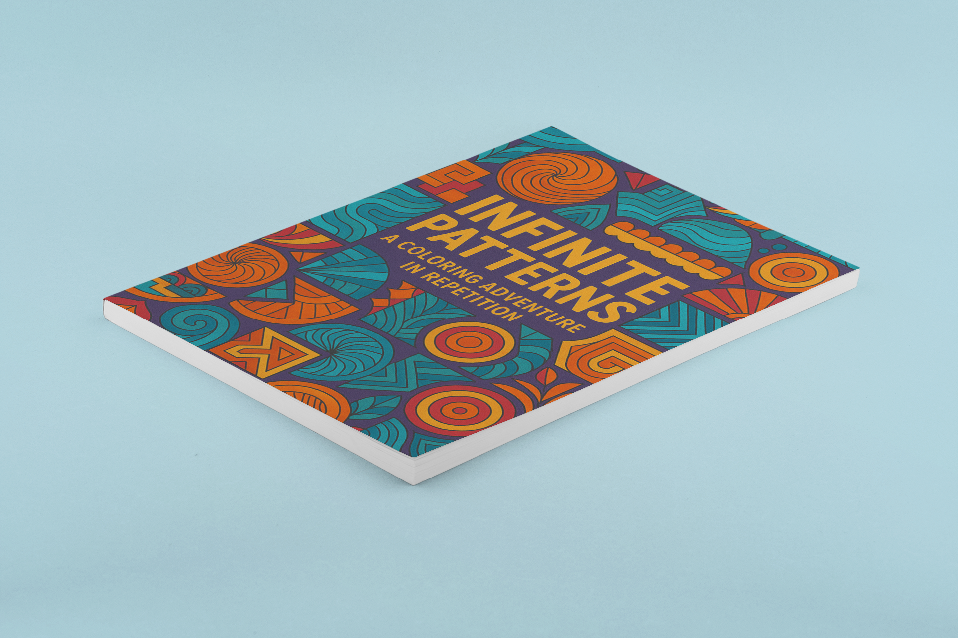 Infinite Patterns: A Coloring Adventure in Repetition