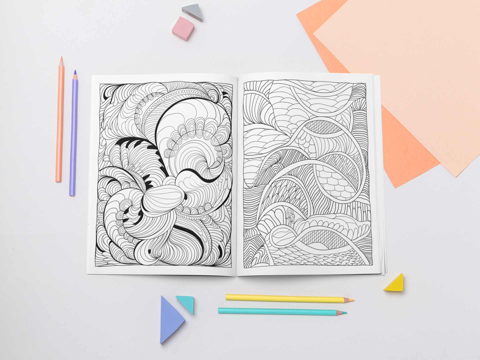 Infinite Patterns: A Coloring Adventure in Repetition