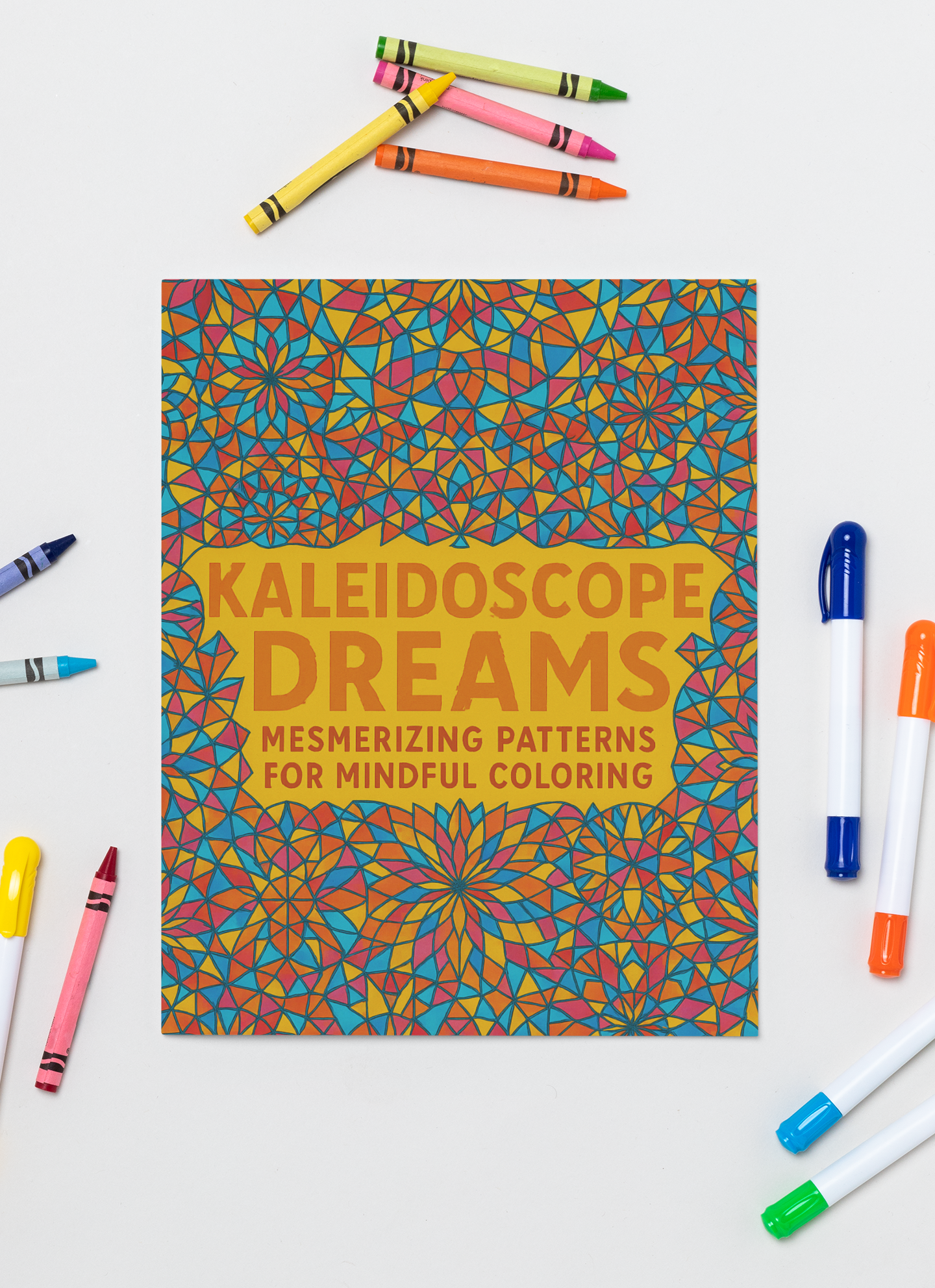 Kaleidoscope Dreams: Mesmerizing Patterns for Mindful Coloring