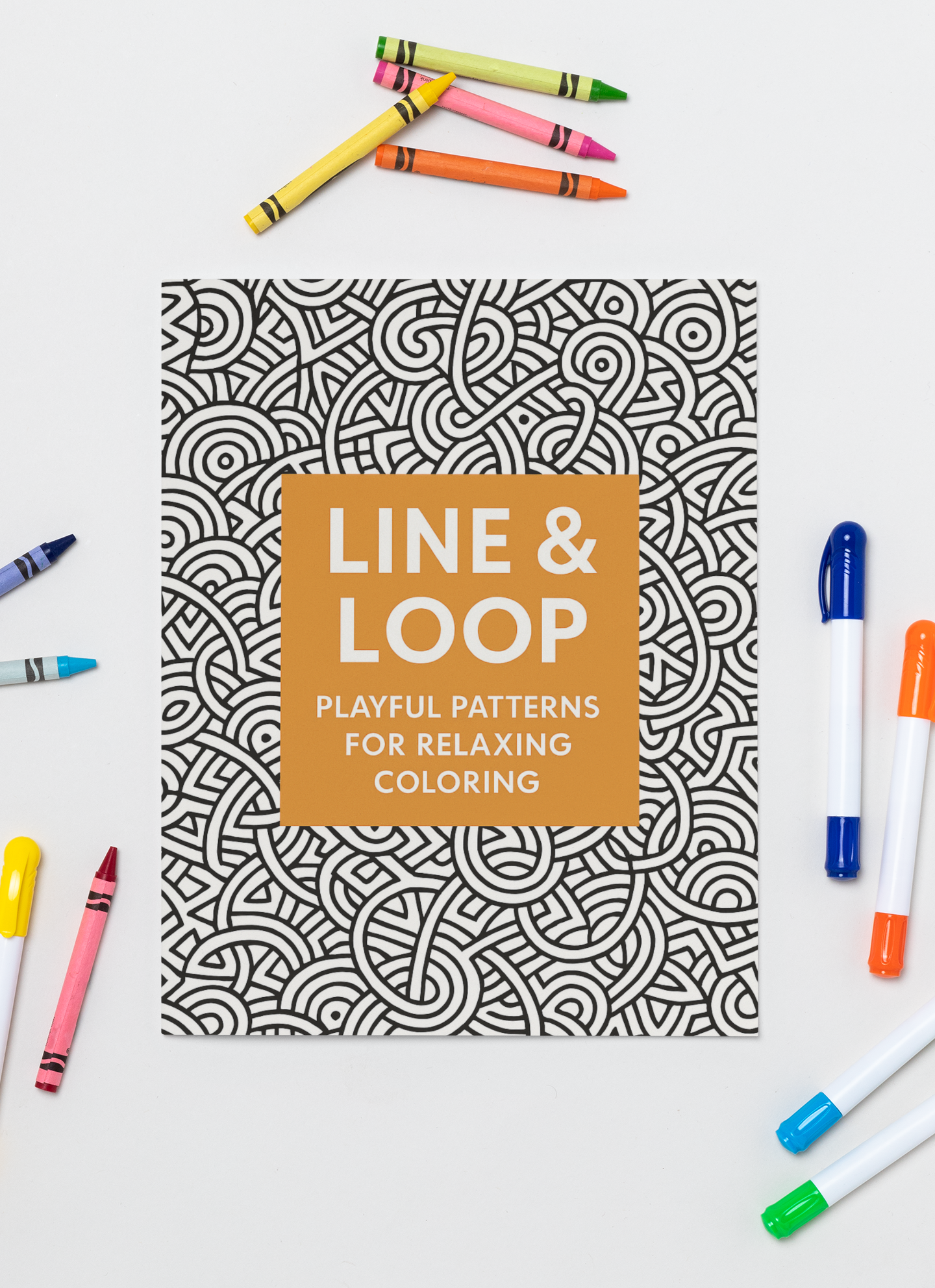 Line & Loop: Playful Patterns for Relaxing Coloring