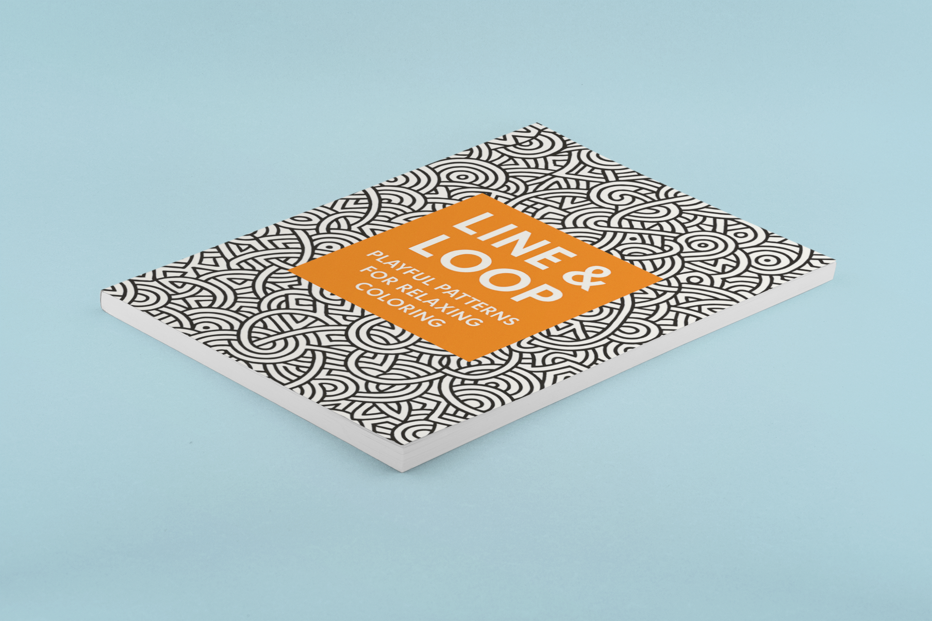 Line & Loop: Playful Patterns for Relaxing Coloring