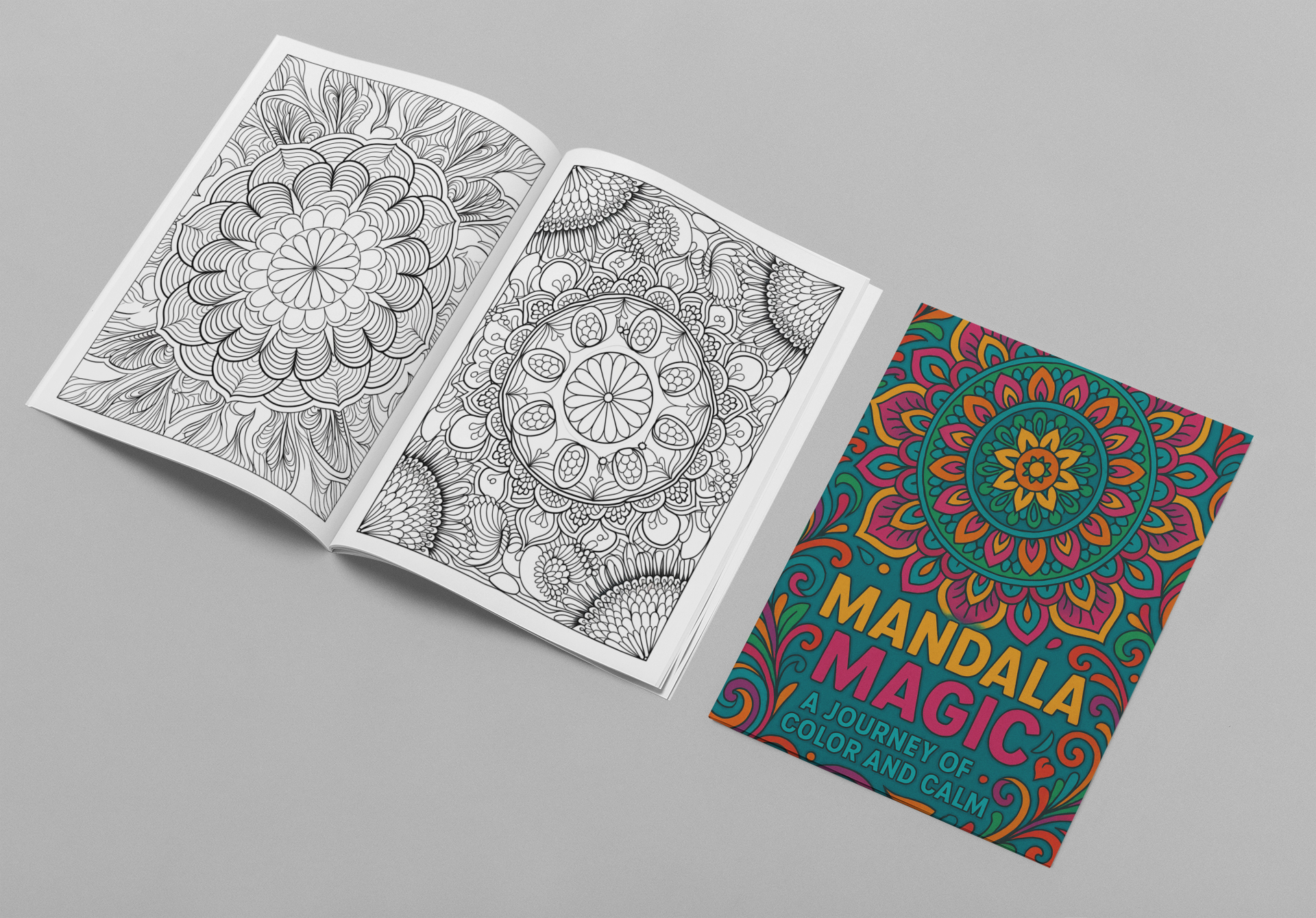 Mandala Magic: A Journey of Color and Calm