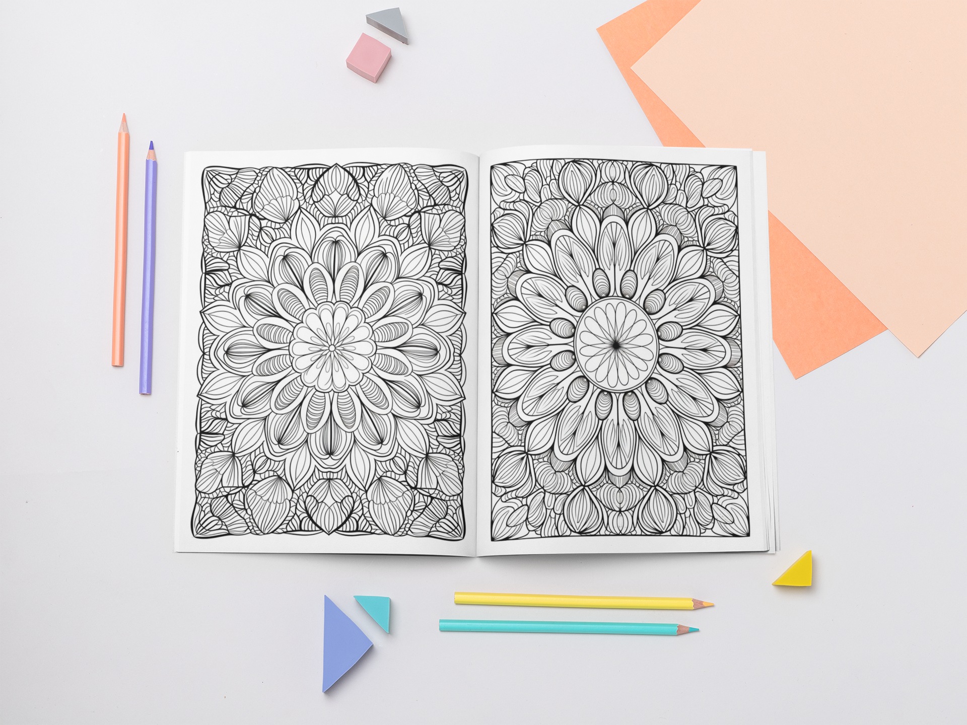 Mandala Magic: A Journey of Color and Calm