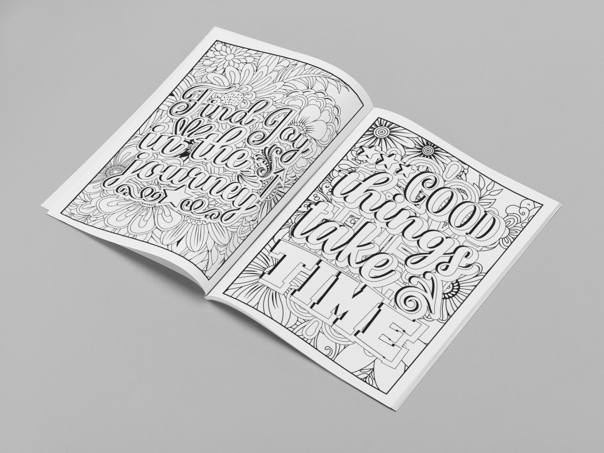 You Are Enough: 100 Inspirational Quote Coloring Pages