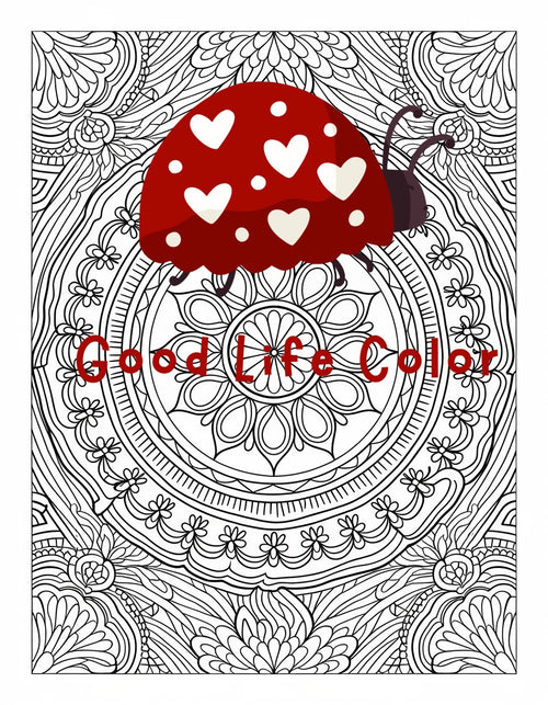 Good Life Color mandala coloring page (printable) — page 75