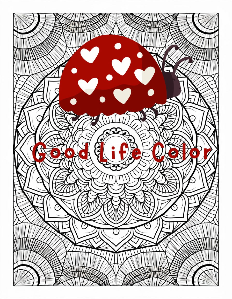 Good Life Color mandala coloring page (printable) — page 83