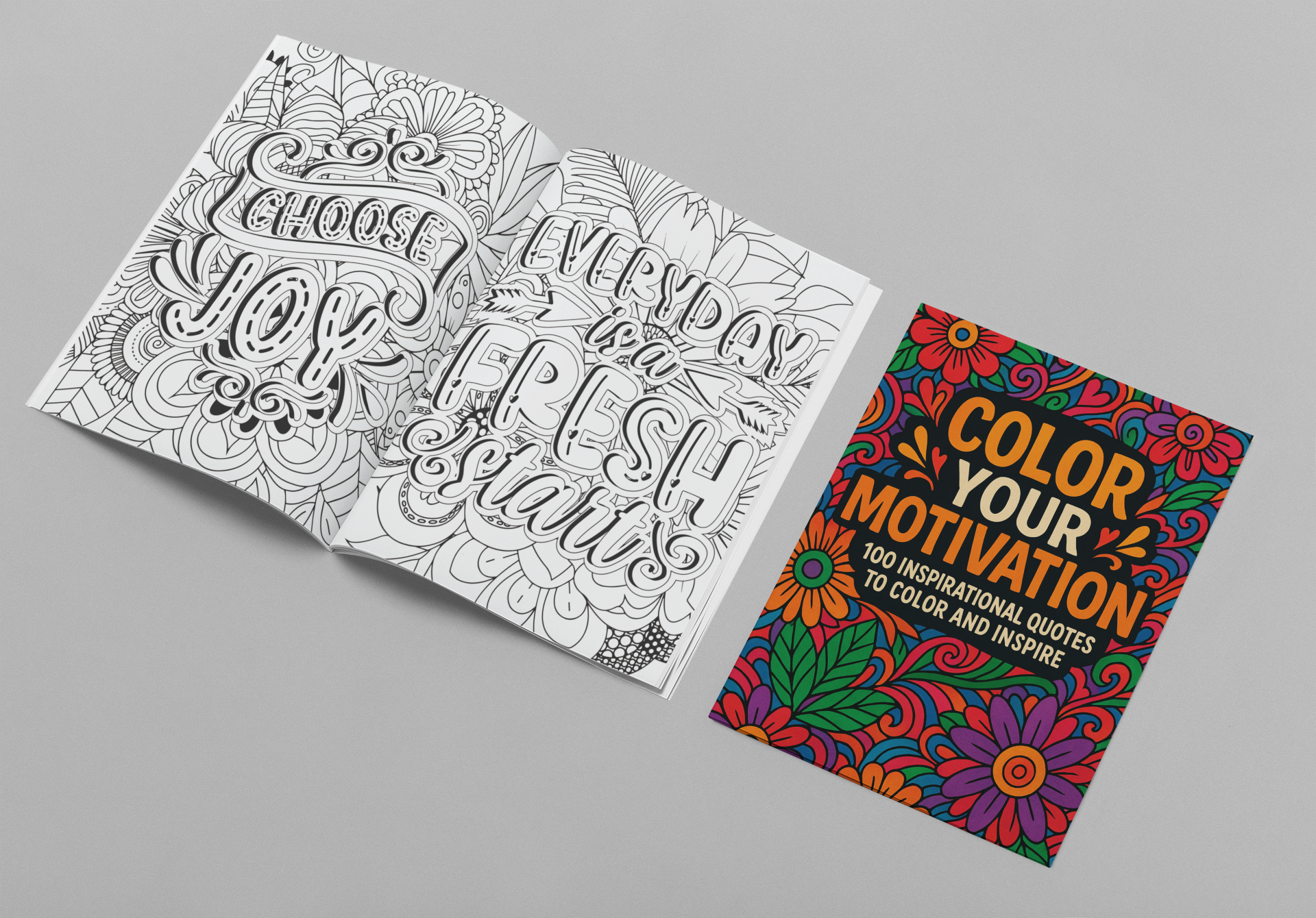 Embrace the Journey: 100 Inspirational Quote Coloring Pages